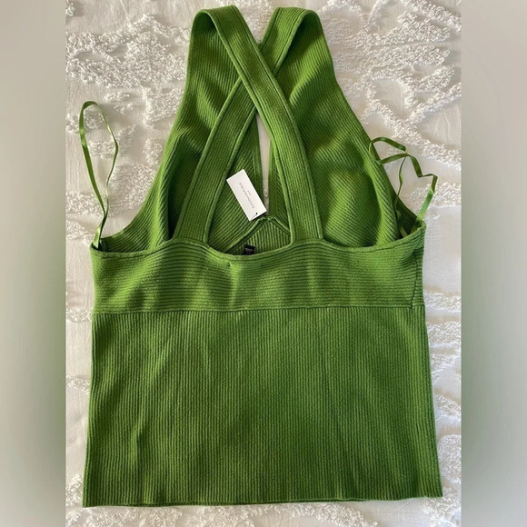 Banana Republic Ribbed Cross-Front Tank - Picture 2 of 6